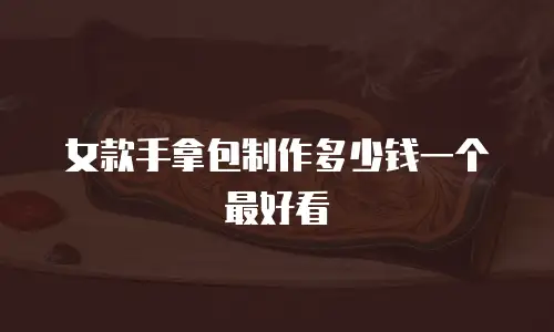 女款手拿包制作多少钱一个最好看