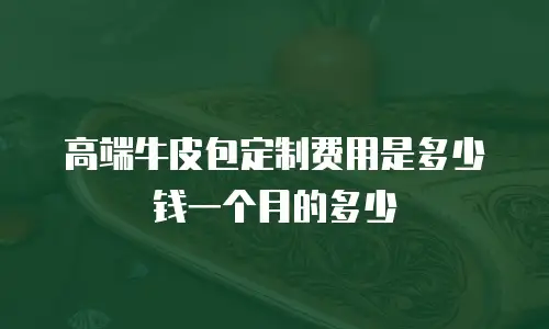 高端牛皮包定制费用是多少钱一个月的多少