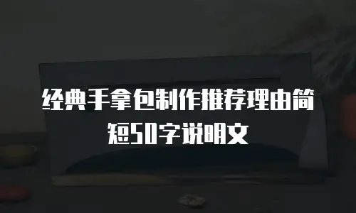 经典手拿包制作推荐理由简短50字说明文