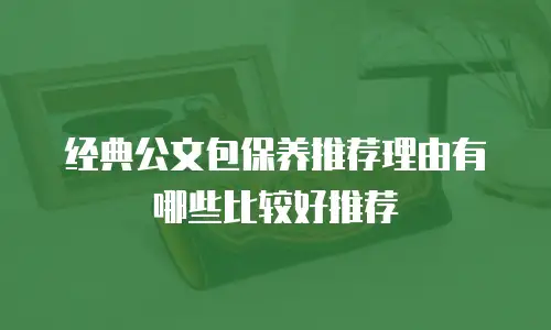 经典公文包保养推荐理由有哪些比较好推荐