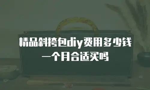 精品斜挎包diy费用多少钱一个月合适买吗