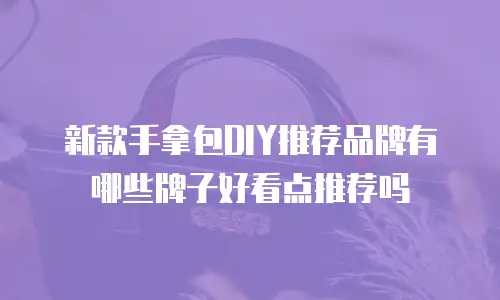 新款手拿包DIY推荐品牌有哪些牌子好看点推荐吗