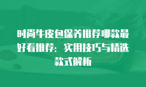 时尚牛皮包保养推荐哪款最好看推荐：实用技巧与精选款式解析