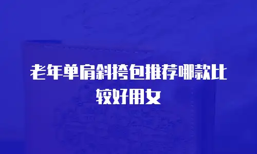 老年单肩斜挎包推荐哪款比较好用女