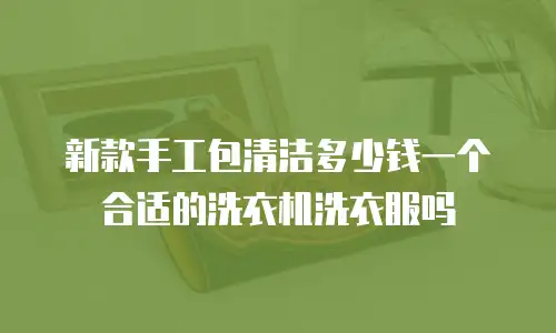 新款手工包清洁多少钱一个合适的洗衣机洗衣服吗