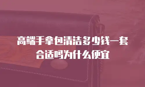 高端手拿包清洁多少钱一套合适吗为什么便宜