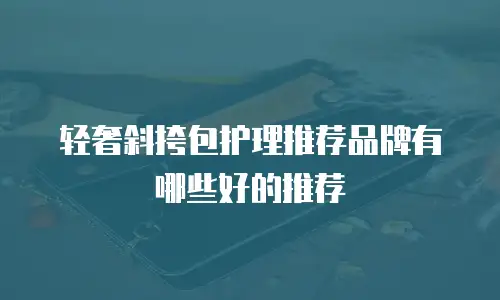轻奢斜挎包护理推荐品牌有哪些好的推荐