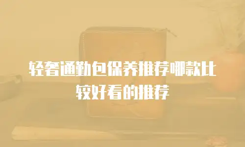 轻奢通勤包保养推荐哪款比较好看的推荐