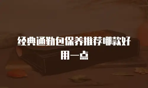 经典通勤包保养推荐哪款好用一点