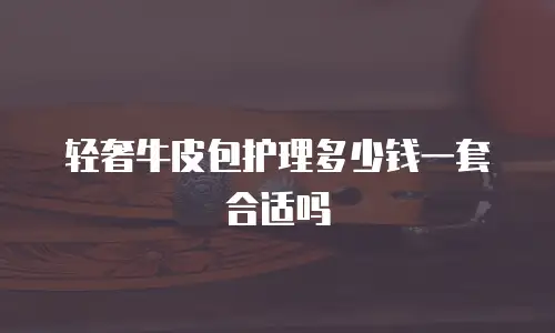 轻奢牛皮包护理多少钱一套合适吗