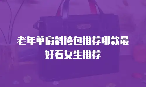 老年单肩斜挎包推荐哪款最好看女生推荐