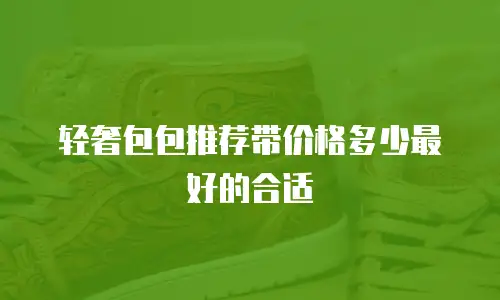 轻奢包包推荐带价格多少最好的合适