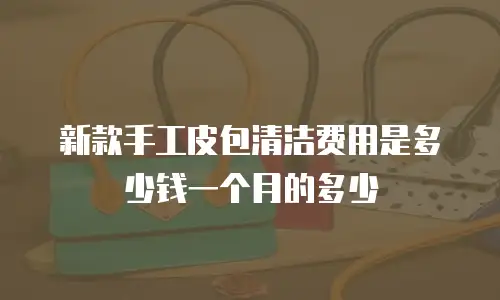 新款手工皮包清洁费用是多少钱一个月的多少