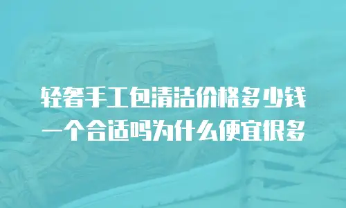 轻奢手工包清洁价格多少钱一个合适吗为什么便宜很多