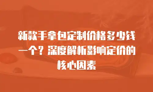 新款手拿包定制价格多少钱一个？深度解析影响定价的核心因素