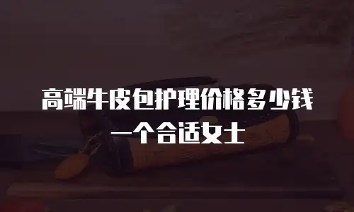 高端牛皮包护理价格多少钱一个合适女士