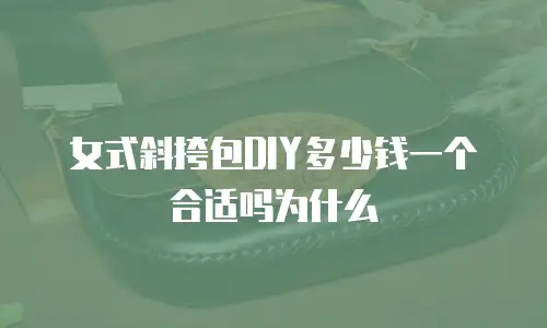 女式斜挎包DIY多少钱一个合适吗为什么