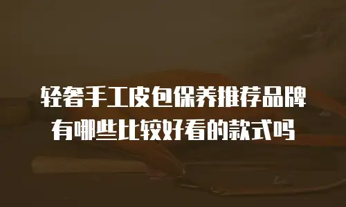 轻奢手工皮包保养推荐品牌有哪些比较好看的款式吗