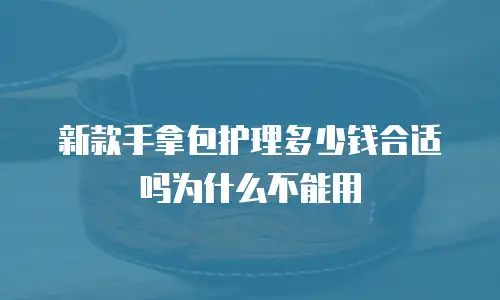 新款手拿包护理多少钱合适吗为什么不能用