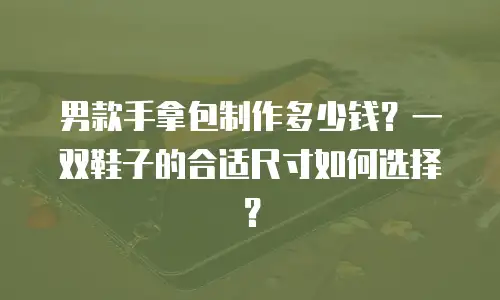 男款手拿包制作多少钱？一双鞋子的合适尺寸如何选择？