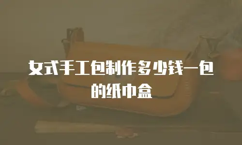 女式手工包制作多少钱一包的纸巾盒