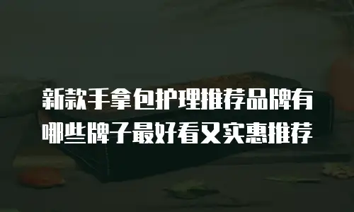 新款手拿包护理推荐品牌有哪些牌子最好看又实惠推荐