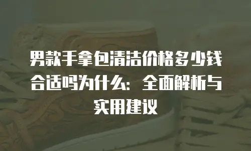 男款手拿包清洁价格多少钱合适吗为什么：全面解析与实用建议