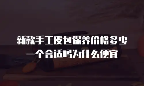 新款手工皮包保养价格多少一个合适吗为什么便宜