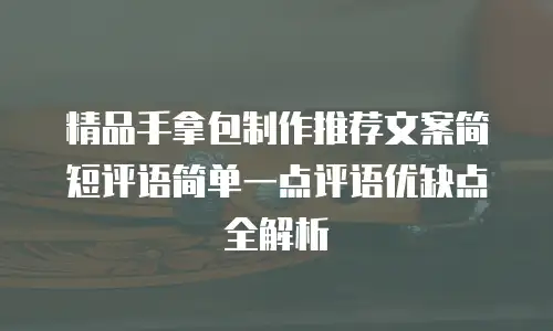 精品手拿包制作推荐文案简短评语简单一点评语优缺点全解析