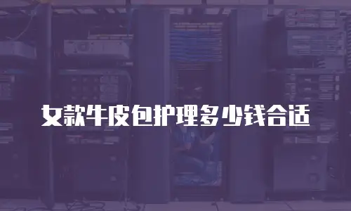 女款牛皮包护理多少钱合适