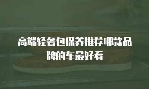 高端轻奢包保养推荐哪款品牌的车最好看