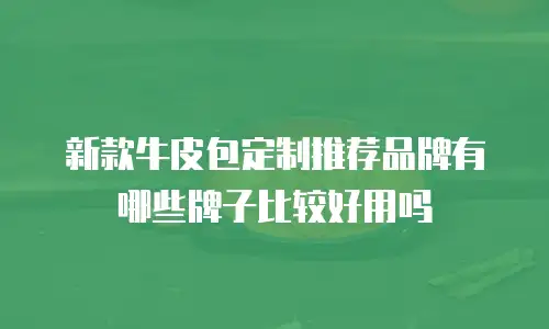 新款牛皮包定制推荐品牌有哪些牌子比较好用吗