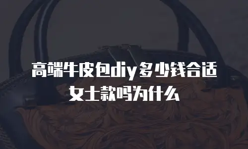 高端牛皮包diy多少钱合适女士款吗为什么