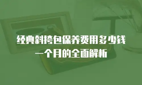 经典斜挎包保养费用多少钱一个月的全面解析