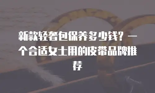 新款轻奢包保养多少钱？一个合适女士用的皮带品牌推荐