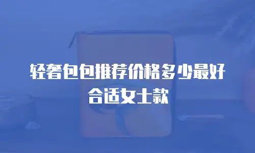 轻奢包包推荐价格多少最好合适女士款