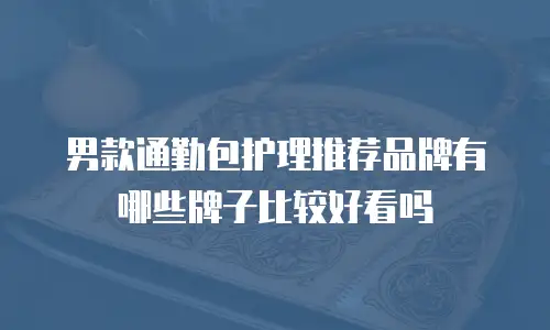 男款通勤包护理推荐品牌有哪些牌子比较好看吗