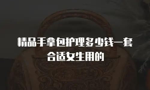 精品手拿包护理多少钱一套合适女生用的