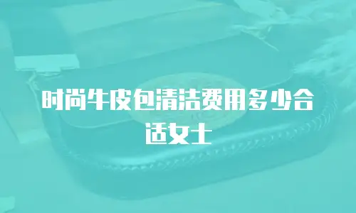 时尚牛皮包清洁费用多少合适女士
