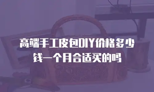 高端手工皮包DIY价格多少钱一个月合适买的吗