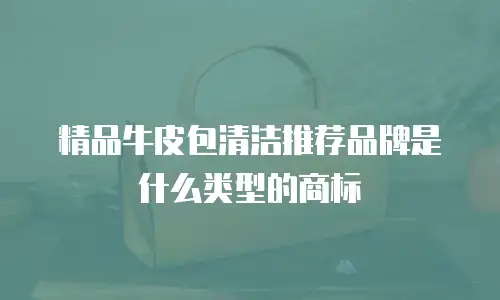 精品牛皮包清洁推荐品牌是什么类型的商标