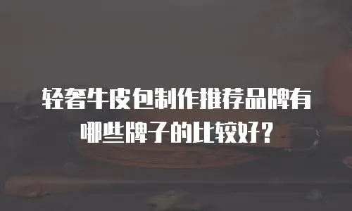 轻奢牛皮包制作推荐品牌有哪些牌子的比较好？