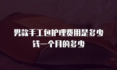 男款手工包护理费用是多少钱一个月的多少