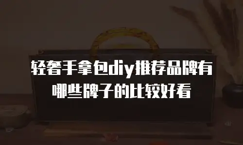 轻奢手拿包diy推荐品牌有哪些牌子的比较好看