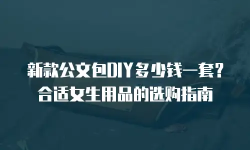 新款公文包DIY多少钱一套？合适女生用品的选购指南