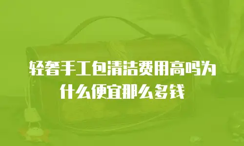 轻奢手工包清洁费用高吗为什么便宜那么多钱