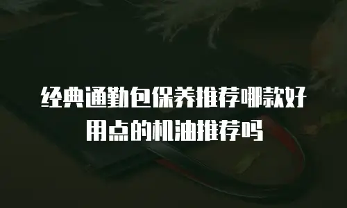 经典通勤包保养推荐哪款好用点的机油推荐吗
