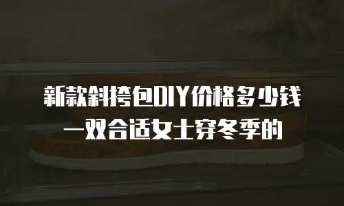 新款斜挎包DIY价格多少钱一双合适女士穿冬季的