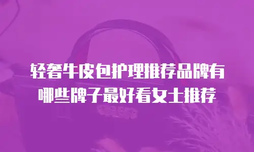 轻奢牛皮包护理推荐品牌有哪些牌子最好看女士推荐