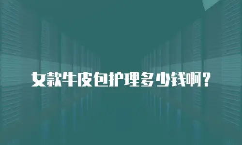 女款牛皮包护理多少钱啊？